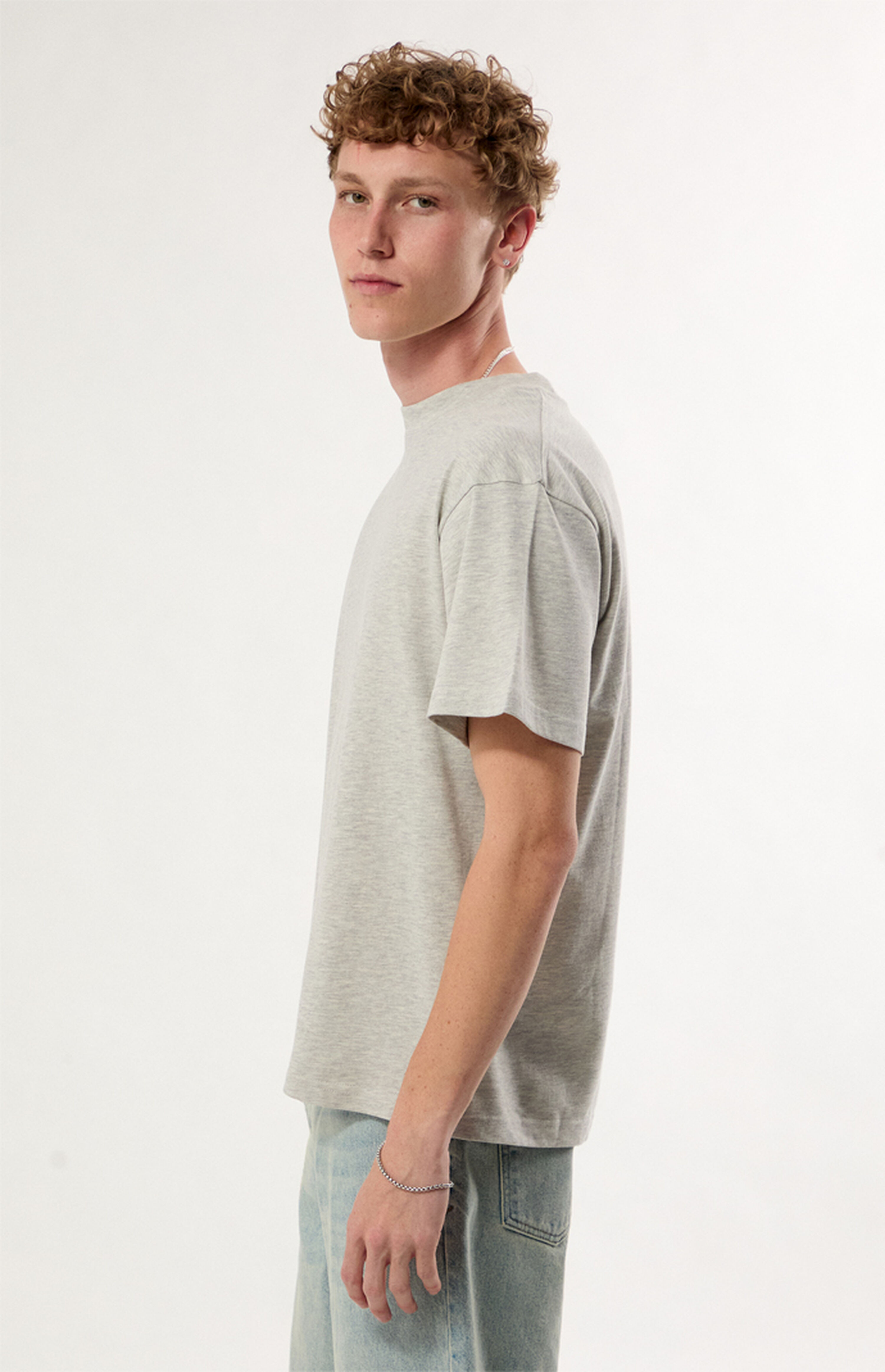 Pacsun Heather Grey Premium T-Shirt | PacSun