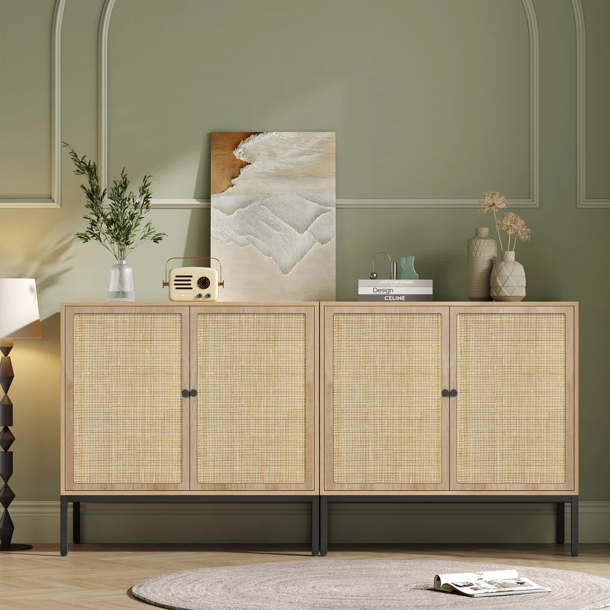 Acelynn 31.5'' Wide Sideboard (Set of 2) | Wayfair North America