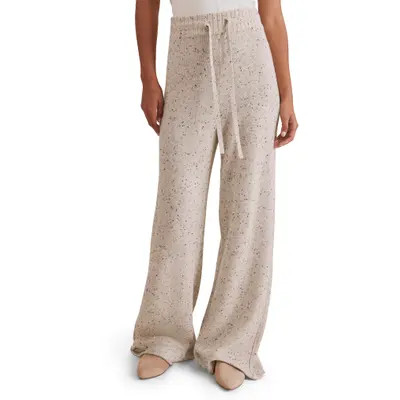 Splendid Haven Tie Waist Sweater Pants in Heather Charcoal Grey at Nordstrom, Size Small | Nordstrom