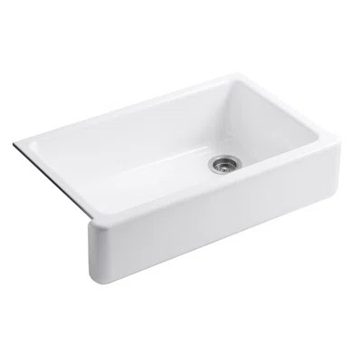 Whitehaven Self-Trimming 35-11/16" x 21-9/16" x 9-5/8" Undermount Single-Bowl Kitchen Sink with Tall | Wayfair North America