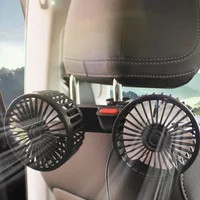 USB Automotive Fan Portable Air Conditioner Cars Electric Fan for Home Office 360 Degree Rotatable Dual Head 3 Speed Seat Fan | AliExpress (US)