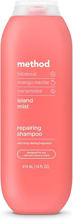 Method Repairing Shampoo, Island Mist, Hibiscus + Mango Nectar + Passion Fruit notes, 14oz | Amazon (US)