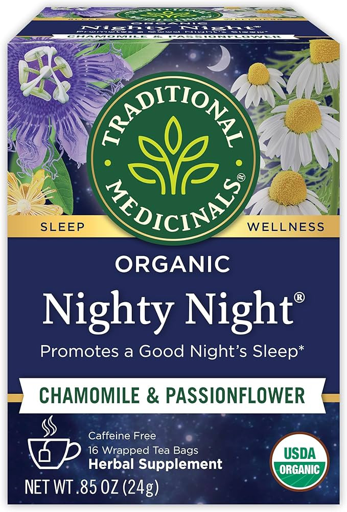 Traditional Medicinals Tea, Organic Nighty Night, Relax & Get a Good Night's Sleep, 16 Tea Bags (... | Amazon (US)