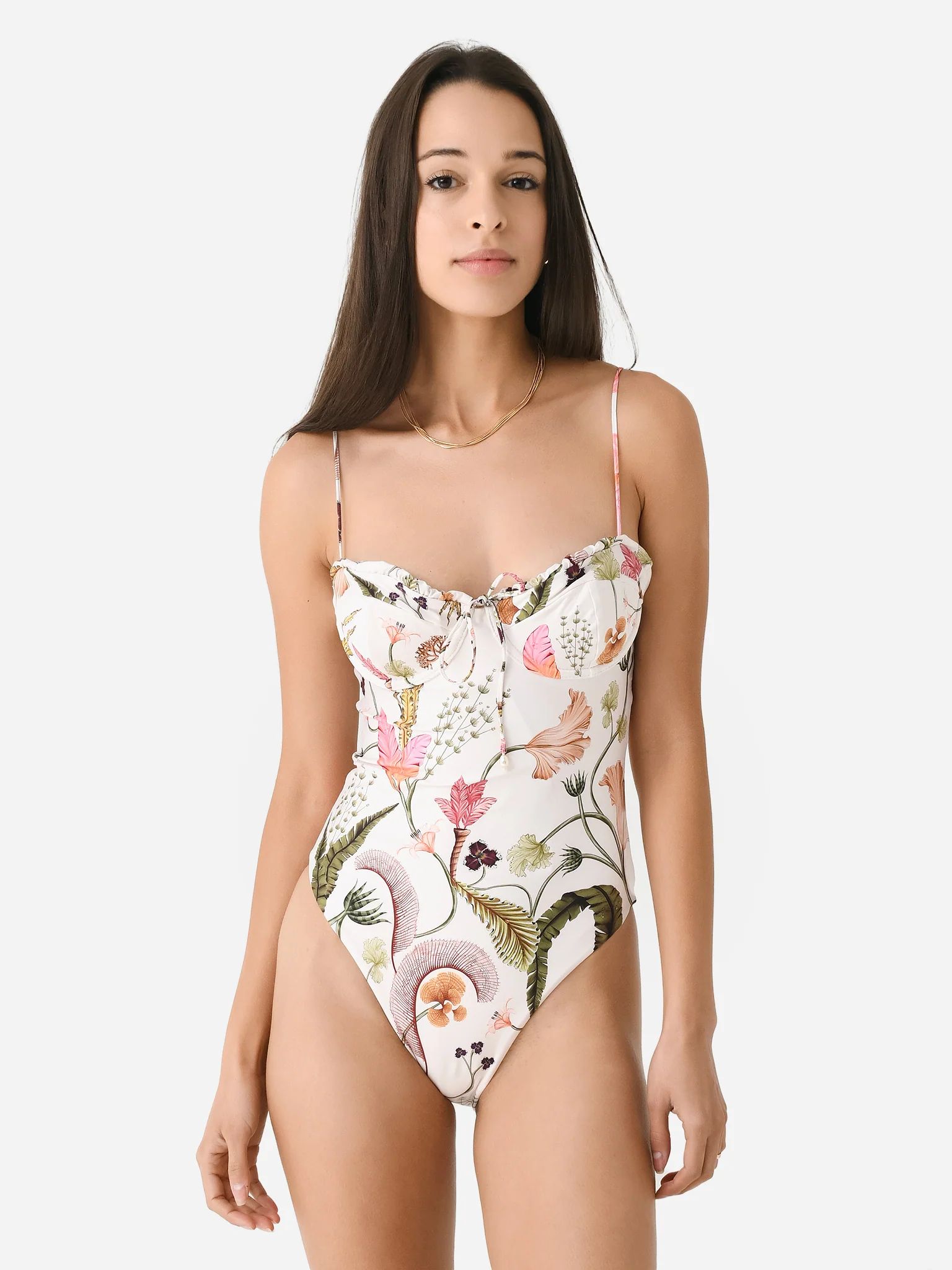 Agua By Agua Bendita Women's Ebano Habitat One-Piece Swimsuit | Saint Bernard