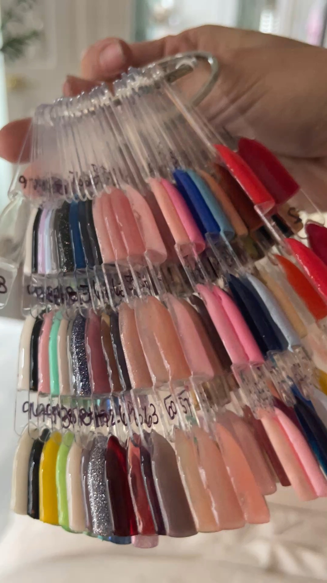 We have the nail salon at home. 💅🏽 

So satisfying— never doubt the nail color again with nail polish swatches. I was so tired of guessing colors and trying to remember which red nail polish is my favorite classic shade of red. 

These can be used to sample tester colors for air-dry nail polish or UV LED gel nail polishes. 

Nail polish swatch sticks are also handy for showing subtle differences of chrome powder finishes on different nail polish background colors. 

#LTKStyleTip #LTKFindsUnder50 #LTKBeauty