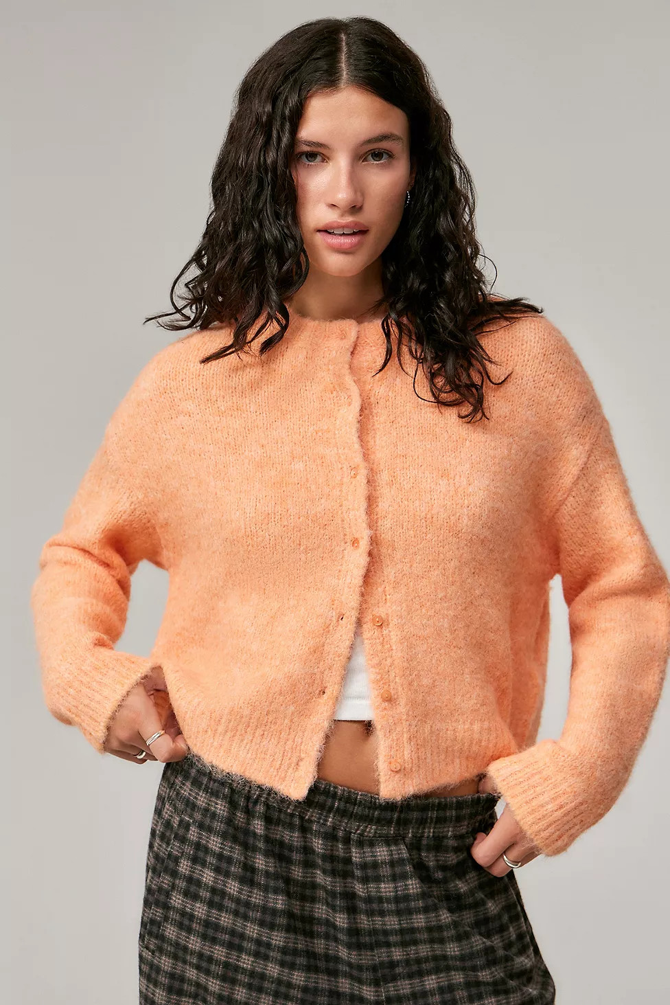 UO Dakota Knit Cardigan | Urban Outfitters UK