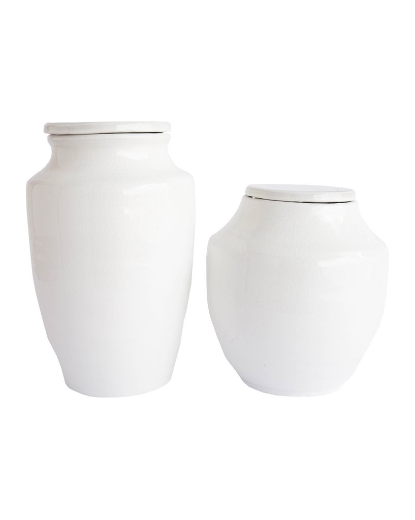 White Terracotta Jar | McGee & Co.