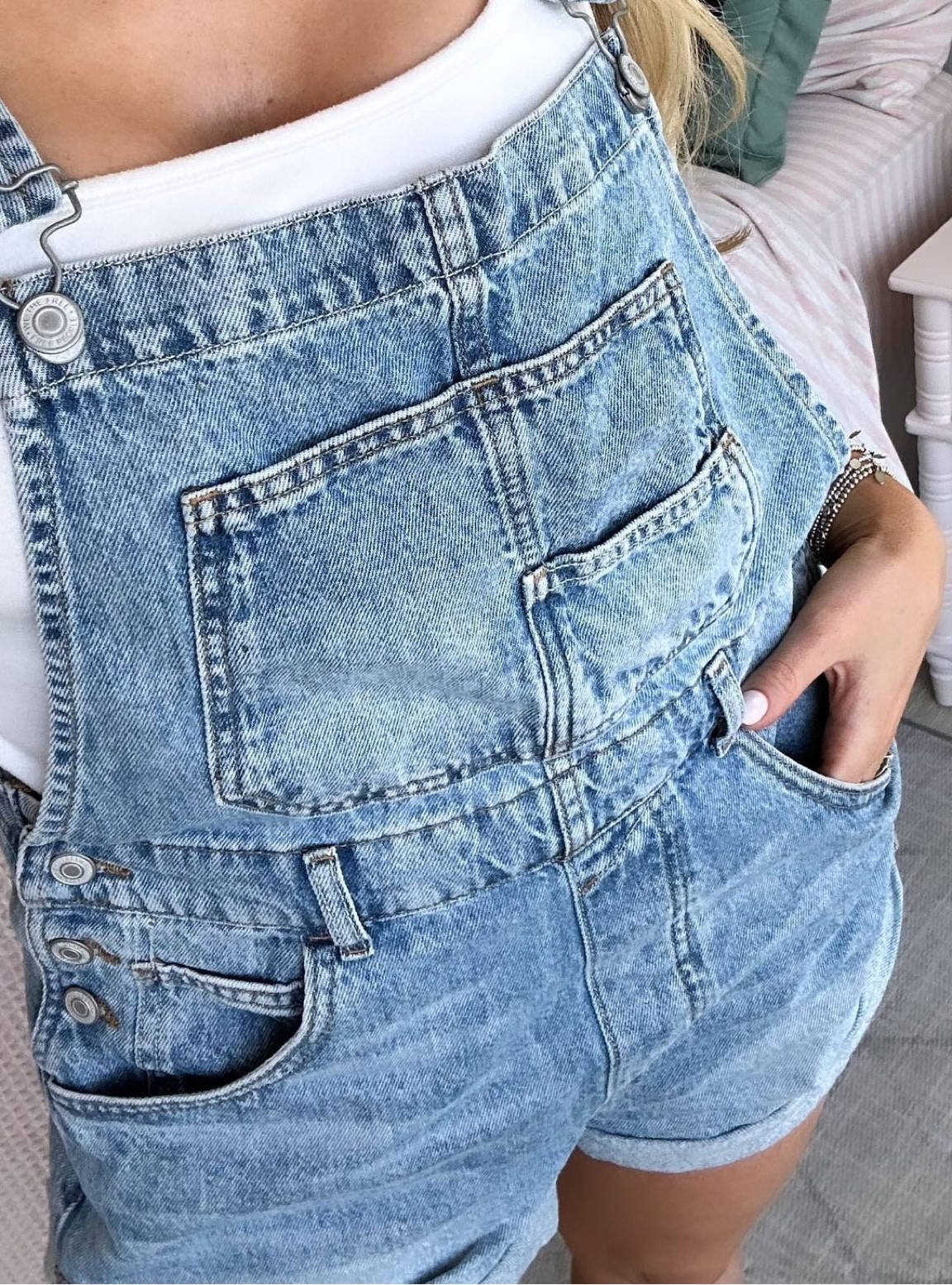 My current obsession — I can’t get enough of these jean short overalls! A must have for summer. 

#LTKSeasonal #LTKStyleTip