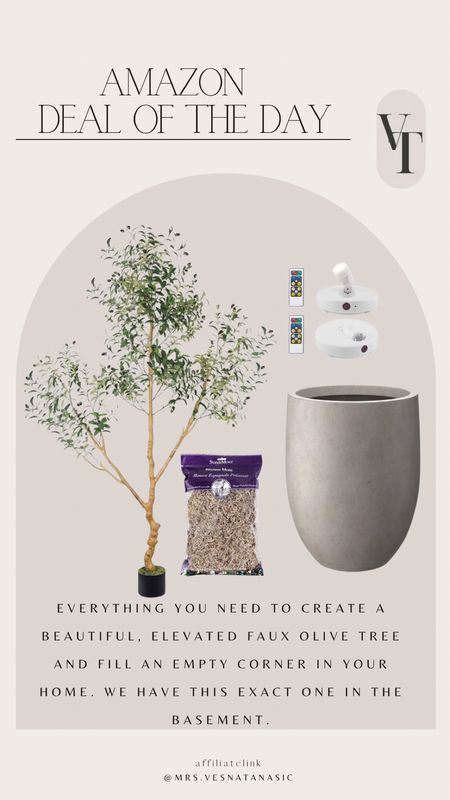 everything you need to create a beautiful, elevated faux olive tree and fill an empty corner in your home. We have this exact one in the basement.

Faux olive tree, planter, Amazon find, home decor, home find, Amazon home, 

#LTKFindsUnder100 #LTKSaleAlert #LTKHome
