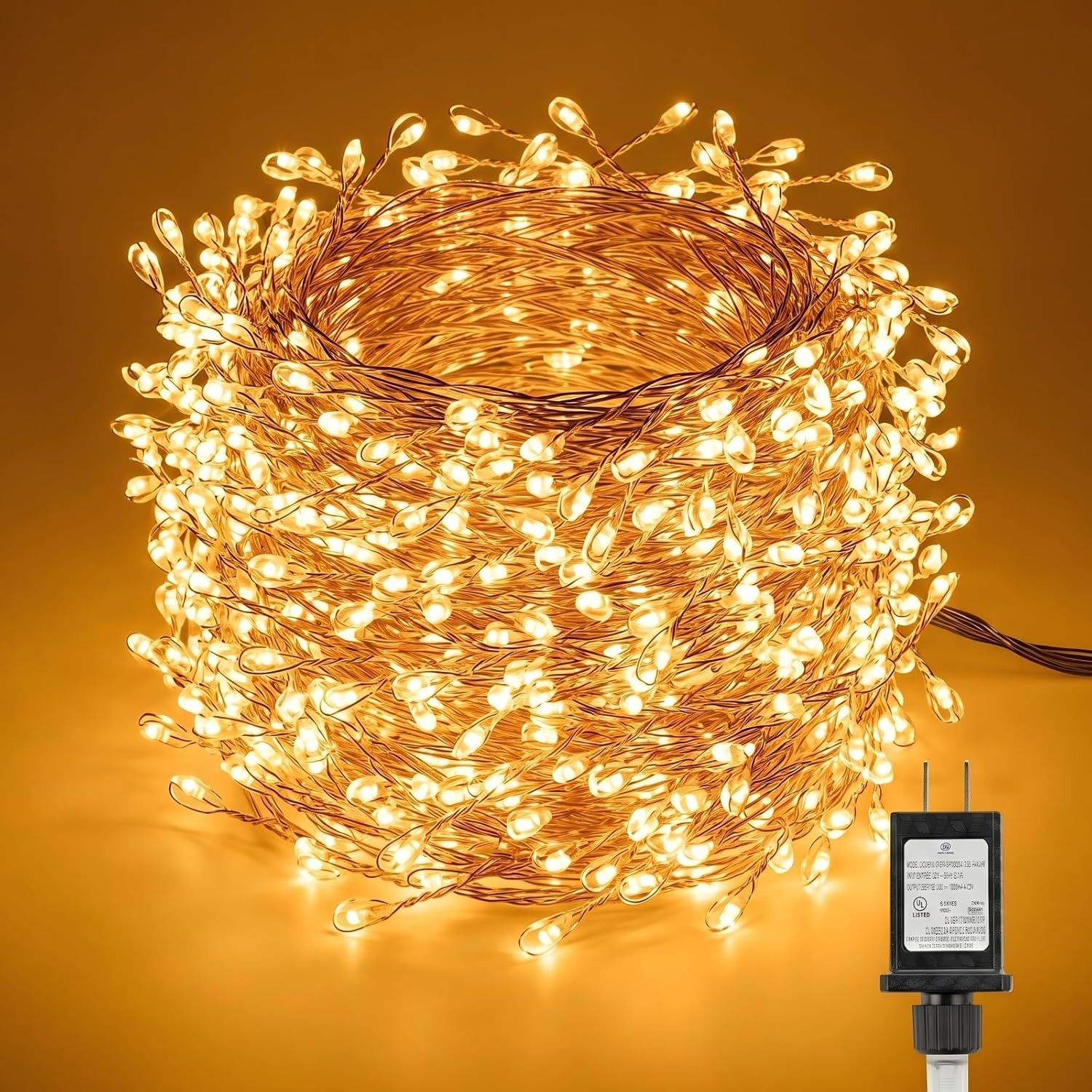 Minetom Fairy Lights Plug in, String Lights for Christmas Tree Decoration | Amazon (US)