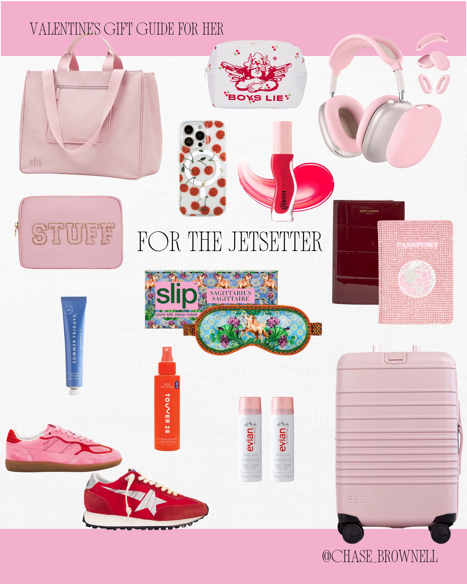 💖 VALENTINE’S DAY GIFTS FOR THE JET-SETTER & WELLNESS QUEEN 💖

Shopping for the woman who’s always on the go or loves a good self-care moment? I’ve rounded up the perfect luxe gifts to spoil her this Valentine’s Day! ✨

✈️ For the Jet-Setter – Chic travel must-haves like a Béis carry-on, Montblanc passport holder, and cashmere travel wrap—because she deserves to fly in style.

🌿 For the Wellness Queen – Indulge her with a Theragun Mini, silk pillowcase, and a calming Jo Malone candle for the ultimate self-care experience.

Find all my top picks on @ltk.creator—shop now through the link in bio! 💕 #LTKCreator #ValentinesDayGifts #GiftGuide

#LTKTravel #LTKBeauty #LTKGiftGuide