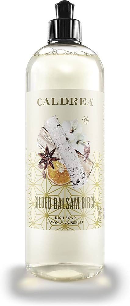 Caldrea Dish Soap, Biodegradable Dishwashing Liquid made with Soap Bark and Aloe Vera, Gilded Bal... | Amazon (US)