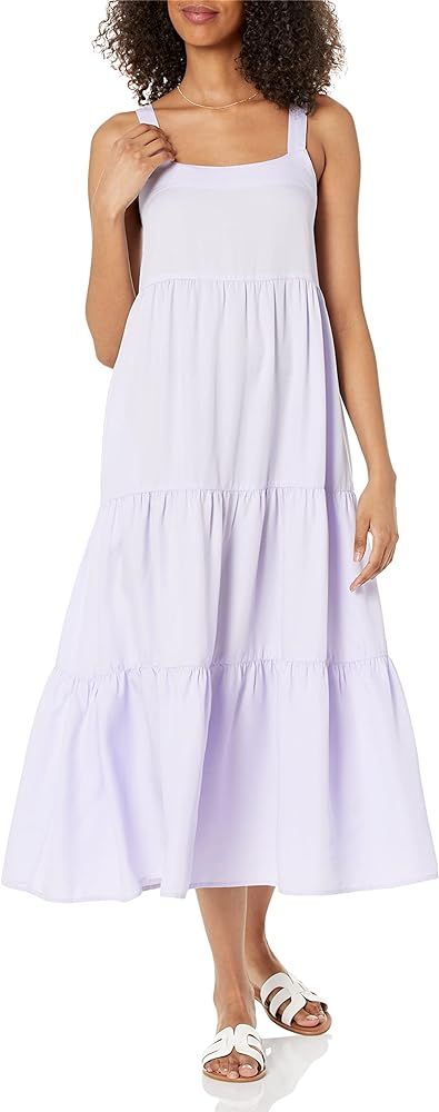 The Drop Women's Britt Tiered Maxi Tent Dress | Amazon (US)