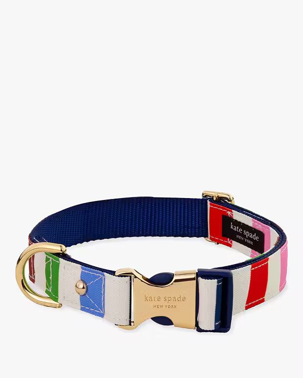 Adventure Stripe Collar | Kate Spade Outlet