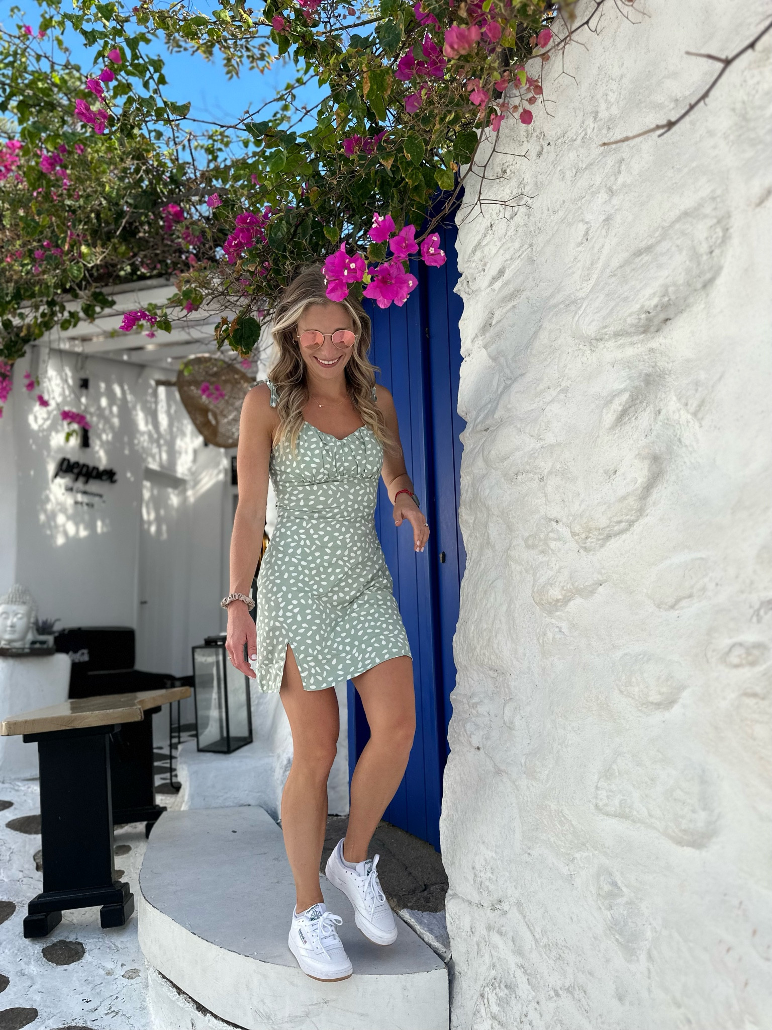 club dress with sneakers Maren_Rae on LTK meta-collection1-mens-outerwear in bra and short Color:Ashblack Maggy London Women's Flutter-Sleeve Cute club