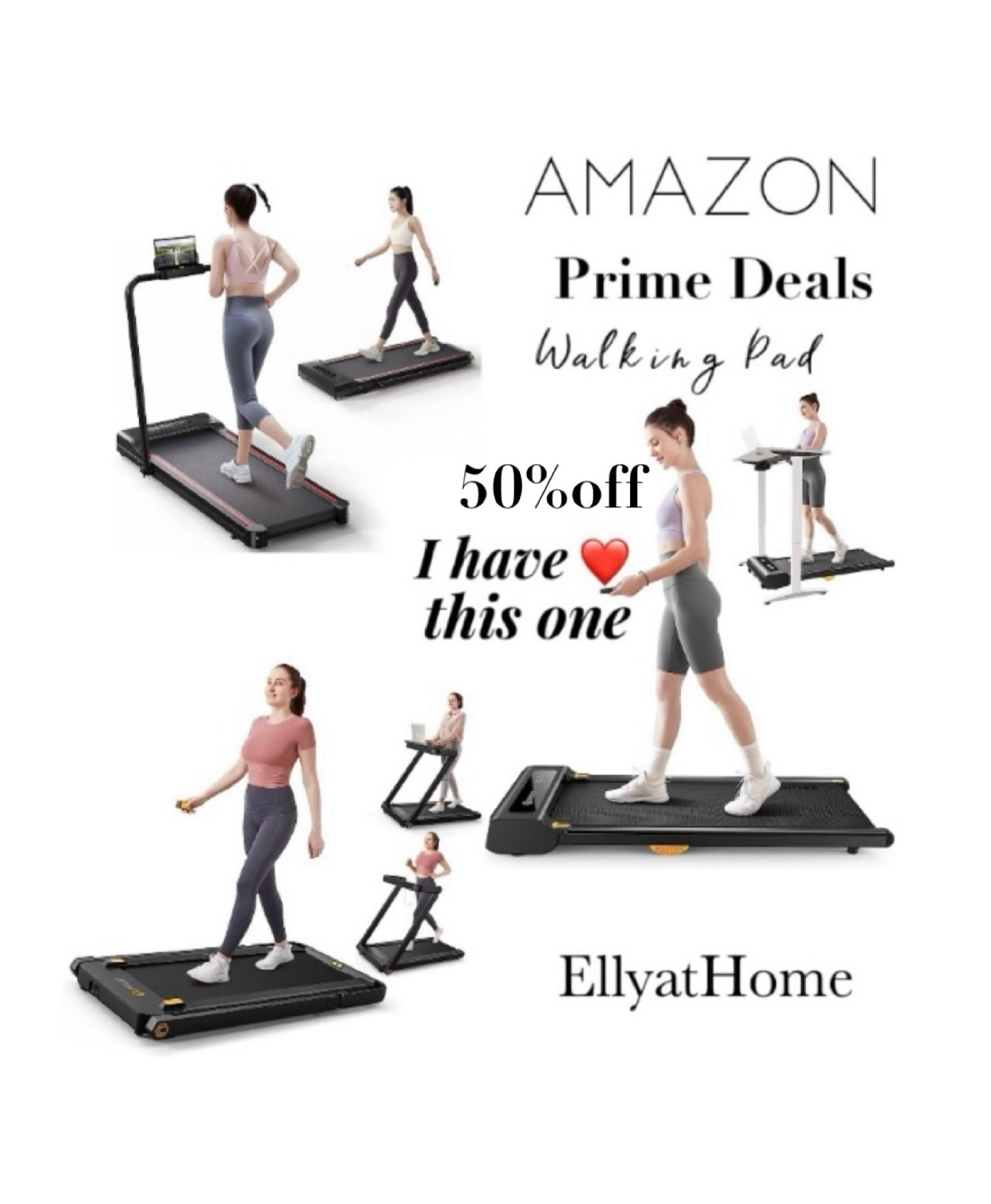 Amazon prime deals! Mine is 50% off! I love how easy it is to use! Walking pads  sales! ! Exercise, fitness, under desk, under bed.

#LTKOver40 #LTKActive #LTKxPrimeDay