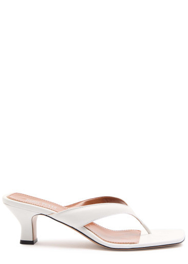 Portofino 55 leather mules | Harvey Nichols