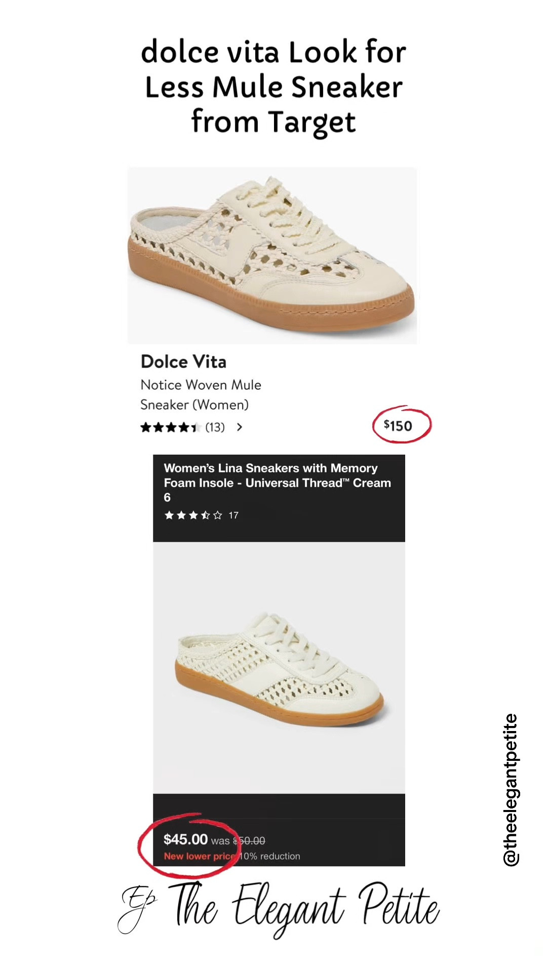 dolce vita Look for Less Mule Sneaker from Target
Affordable fashion items with a touch of luxury.  
#elegantstyle #luxuryfashion
#styleinspo #targetdesignerlookforless
#dolcevitalookforless


#LTKootd #LTKPetite