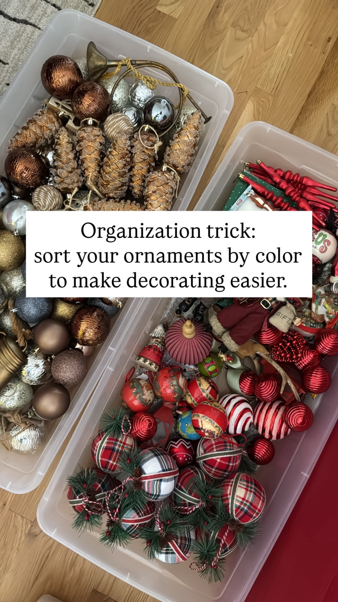 Prepare to organize all of your holiday items because next year you will thank yourself.
@loweshomeimprovement
#ad #lowespartner

#LTKHoliday #LTKHome #LTKSeasonal