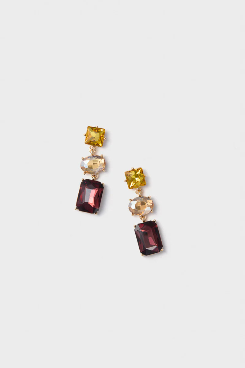 Wine Allie Earrings | Tuckernuck (US)