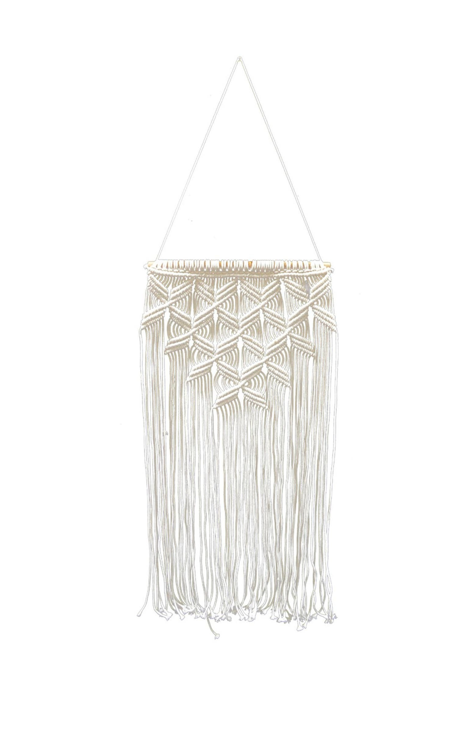 16" x 36" Small Braid Knots Macrame Wall Hanging | Nordstrom Rack