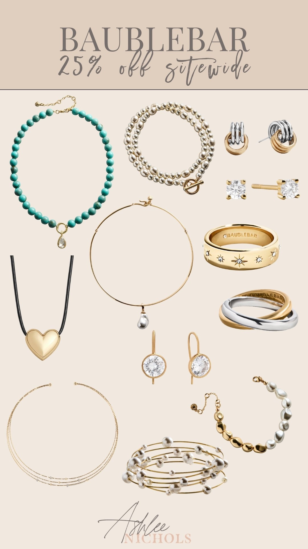 25% off Baublebar sitewide!

Stone necklace, gold jewelry, mixed metal earrings, bracelet stack

#LTKSeasonal #LTKSaleAlert