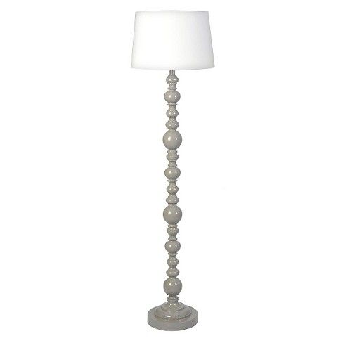 Turned Floor Lamp Gray - Pillowfort™ | Target