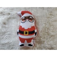 Black Santa Christmas Pillow, Kids African American Decor, Plushie Gift, Cute | Etsy (US)