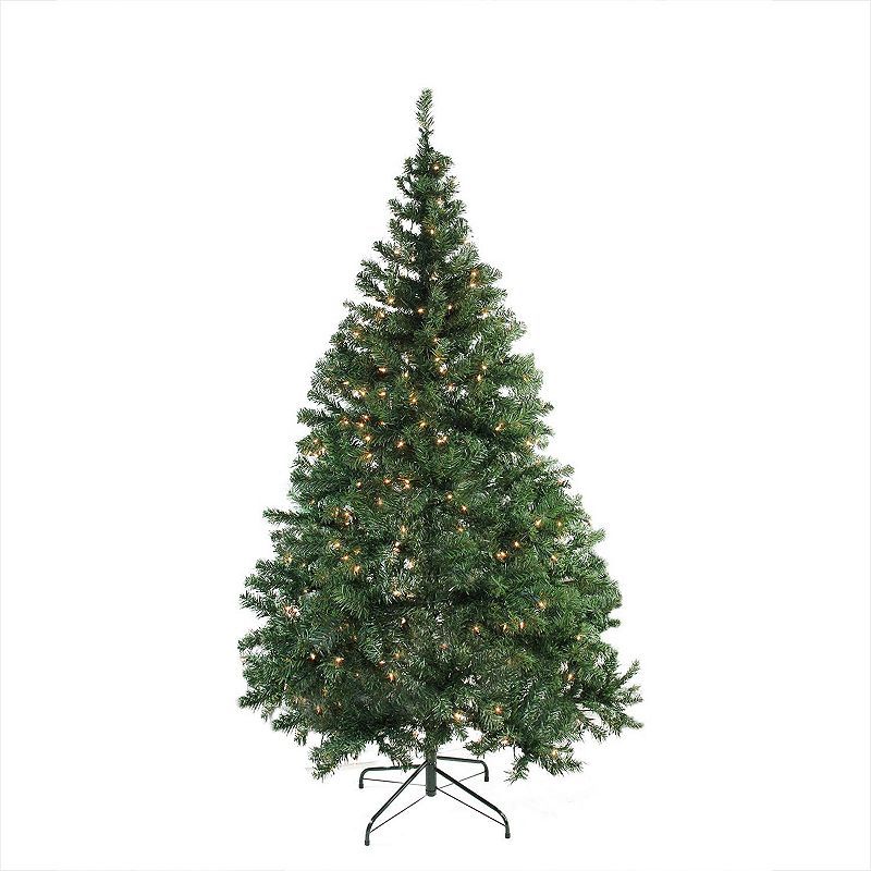 Northlight Seasonal 7.5-ft. Pre-Lit Indoor / Outdoor Niagara Pine Artificial Christmas Tree, Green | Kohl's