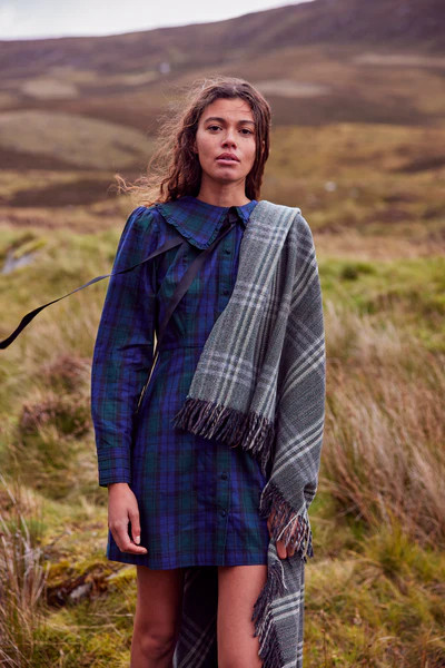 The Hazel Dress - Blackwatch Tartan | Hill House Home