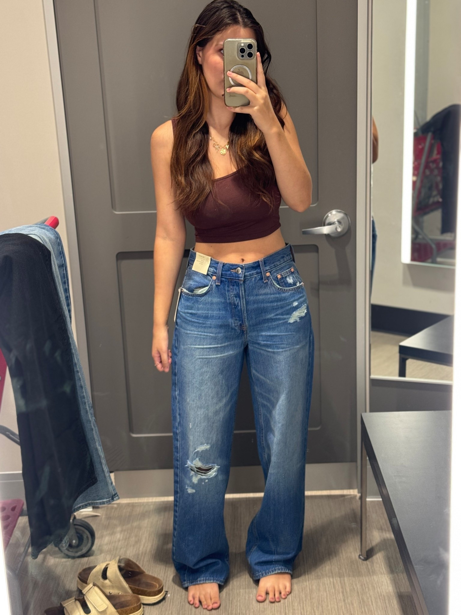 Target 30% off denim sale! I’m 5’4”, 120lbs wearing a size 2! 

#LTKSaleAlert