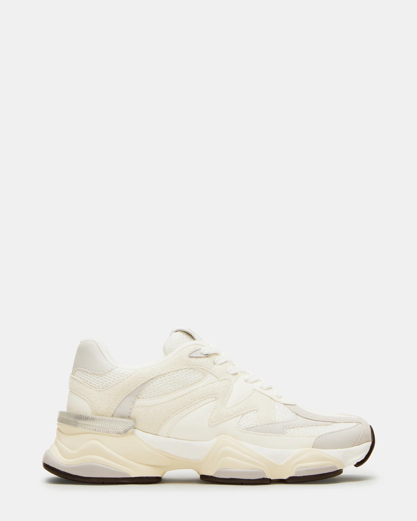 SEBI White Multi Low-Top Lace-Up Women's Sneaker | Steve Madden (US)