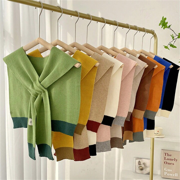 1pc Women's Sunscreen & Uv Protection Classic Casual Holiday Style Knitted Shawl/Poncho With Acry... | SHEIN