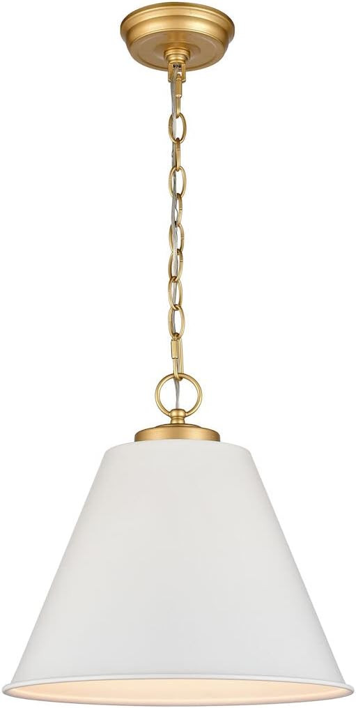 ELK Lighting Vellus 14'' Wide 1-Light Pendant - Matte White | Amazon (US)
