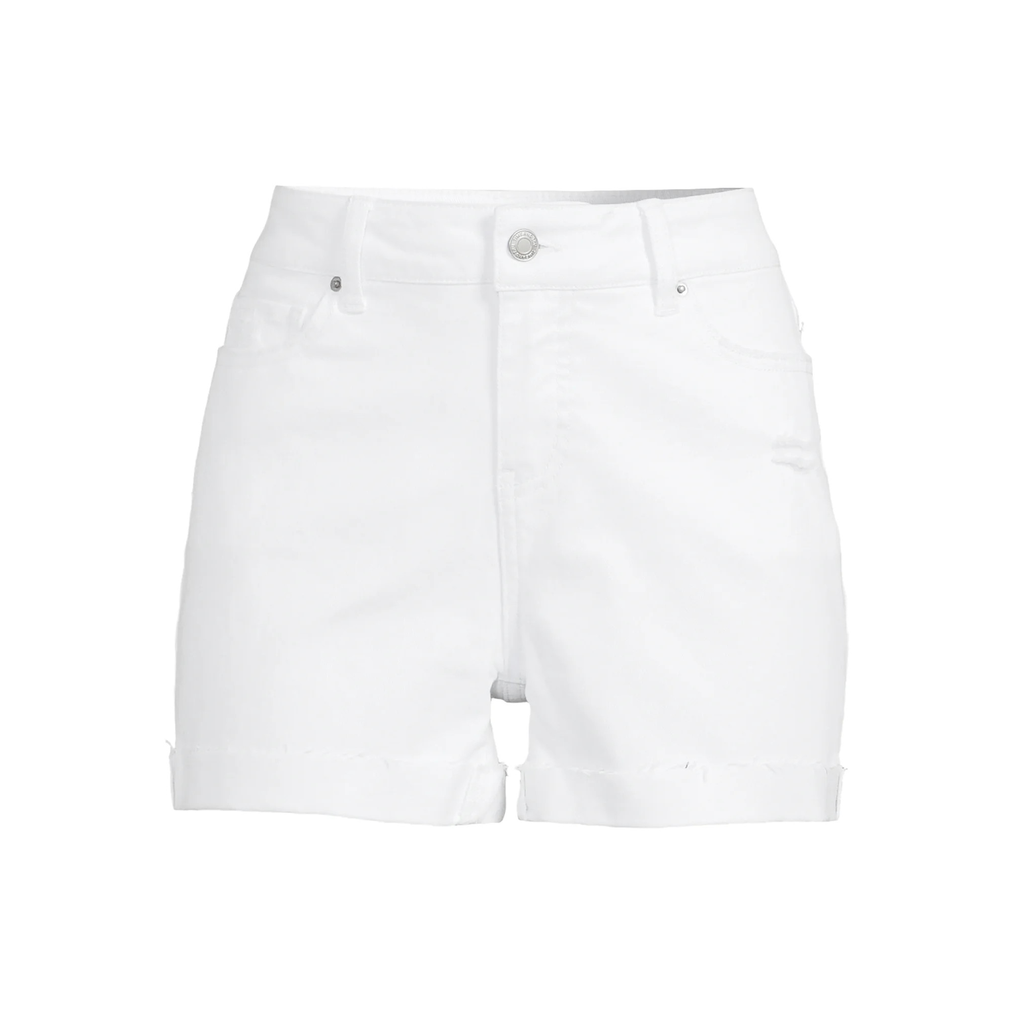 Time and Tru Women's Mid Rise Denim Short | Walmart (US)