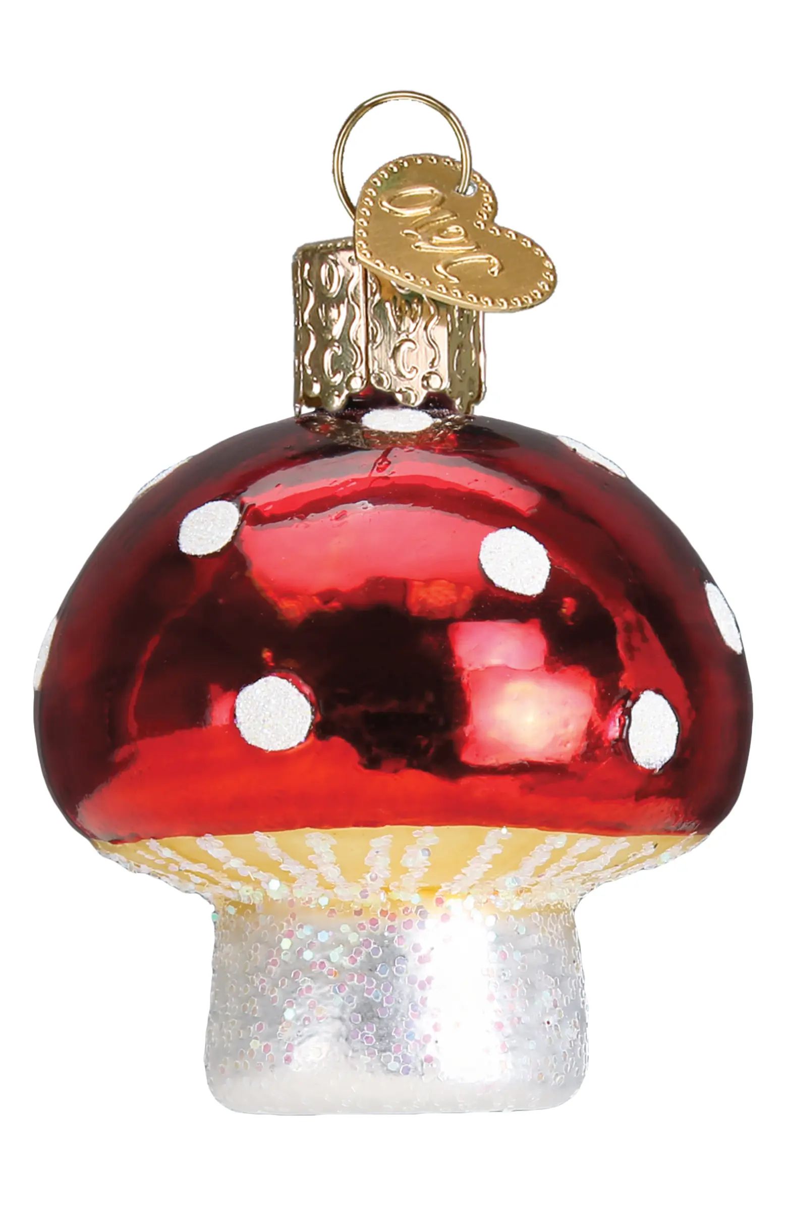 Old World Christmas Lucky Mushroom Glass Ornament | Nordstrom | Nordstrom