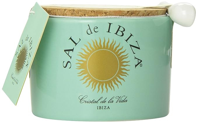 Sal de Ibiza Fleur de Sel im Steintopf | Amazon (US)