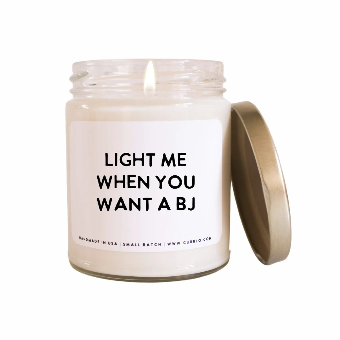 Light When Blowjob  BJ Candle  Valentine's Day Gift for - Etsy | Etsy (US)