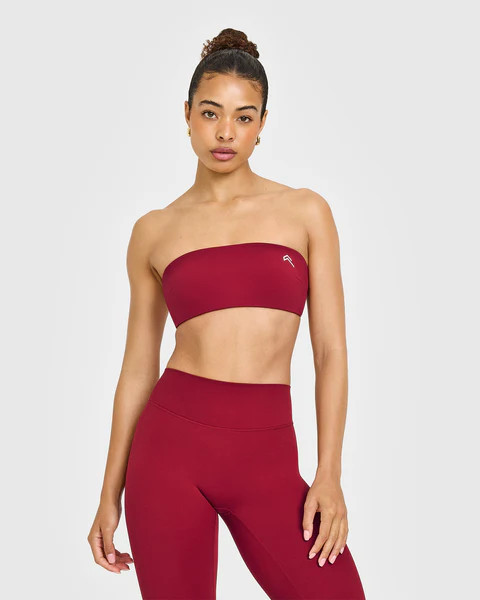 Unified Micro Bandeau Bralette 
 Ruby Red | Oner Active (UK / US)