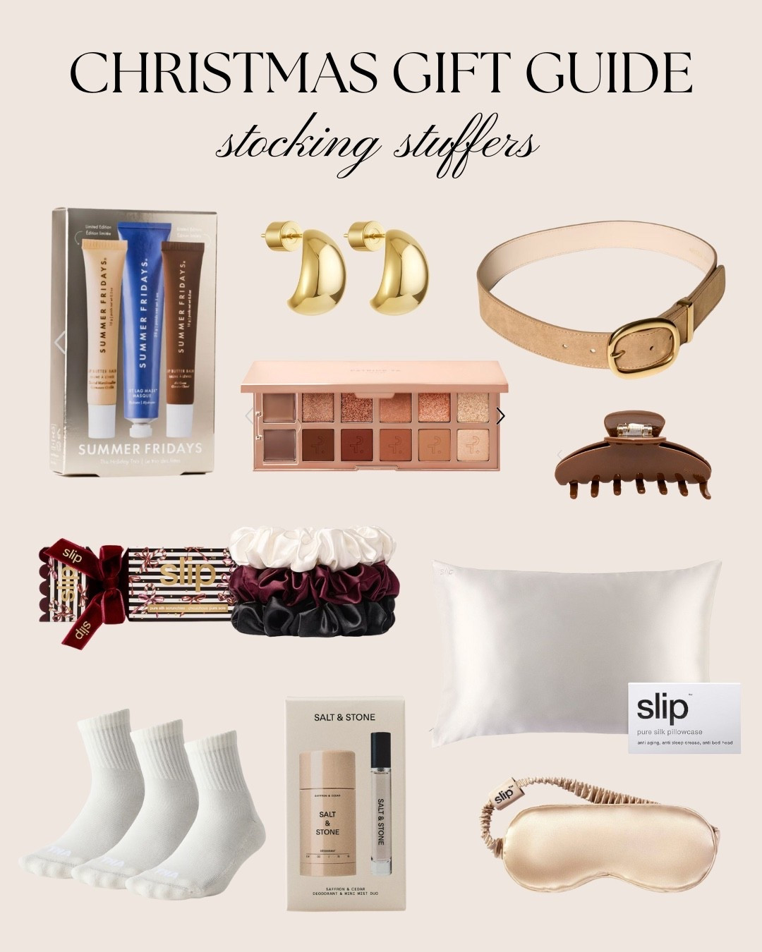 GIFT GUIDE - stocking stuffers 🌲🤍