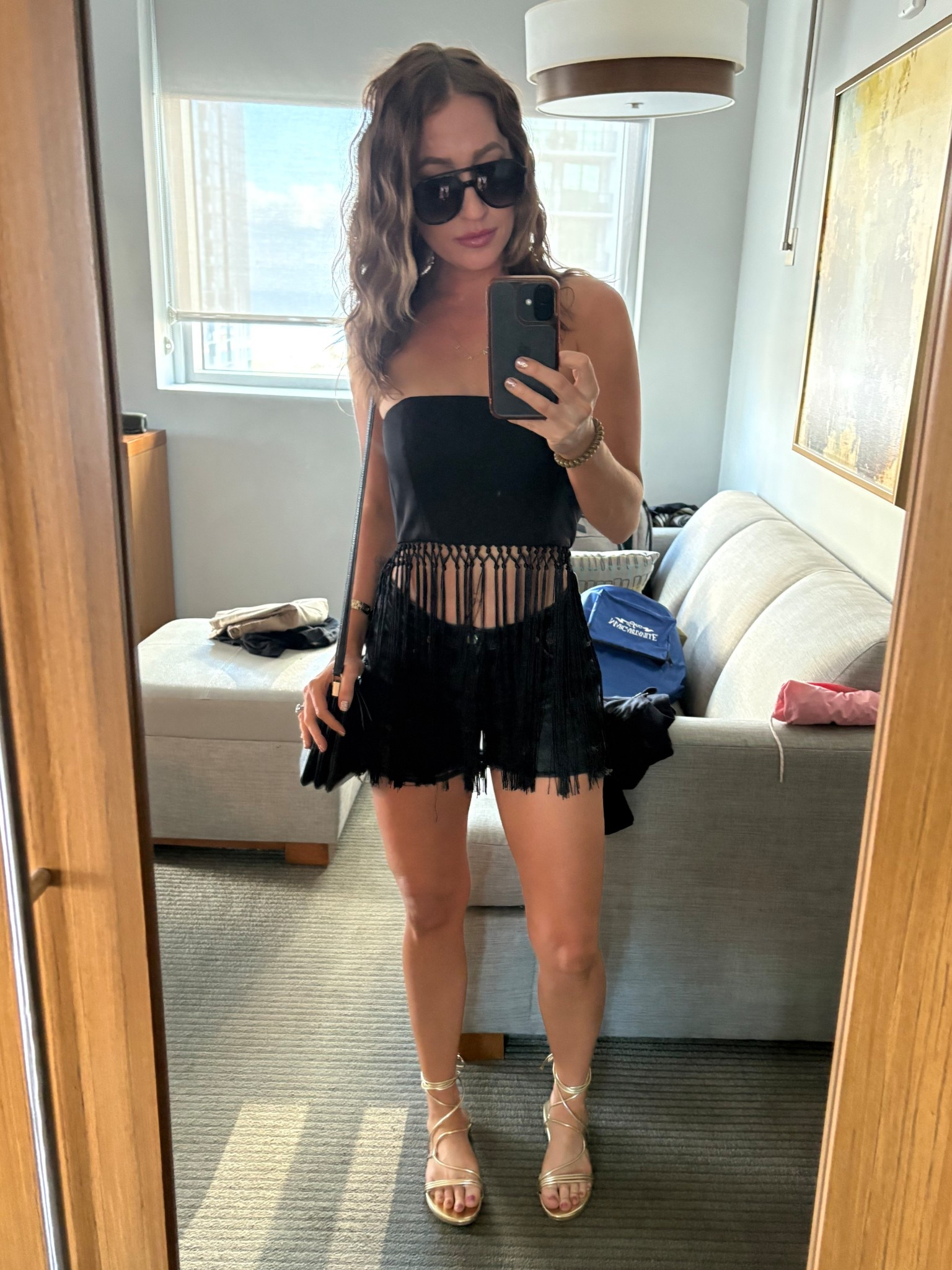 The quality of this top is really great! Fits true to size, well made with boning in the front and back to help it stay up. I’m in a size small, I’m a 34b if that helps but it could probably fit up to a D cup! 

Festival top
Country concert outfit
Crochet top 
Fringe top
Cool mom style 

#LTKFestival #LTKFindsUnder100 #LTKSeasonal