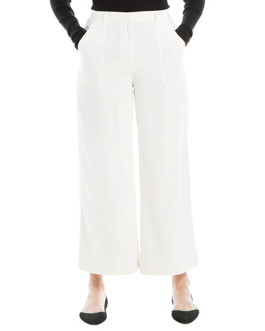 Max Studio Crop Wide Leg Pant With Pockets | Shop Simon