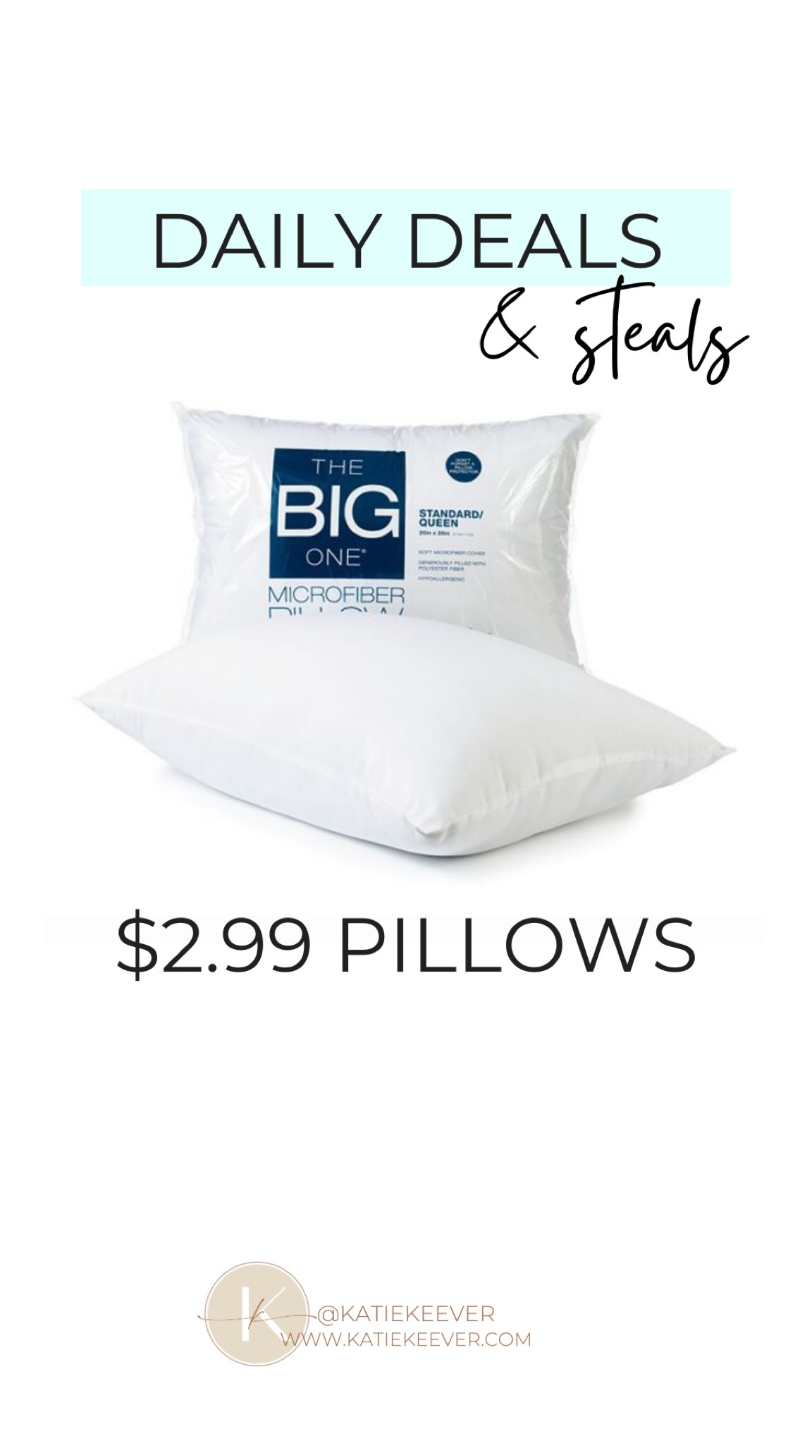 Bed Pillows Kohl's The Big One Microfiber Pillow Hot Kohl's
