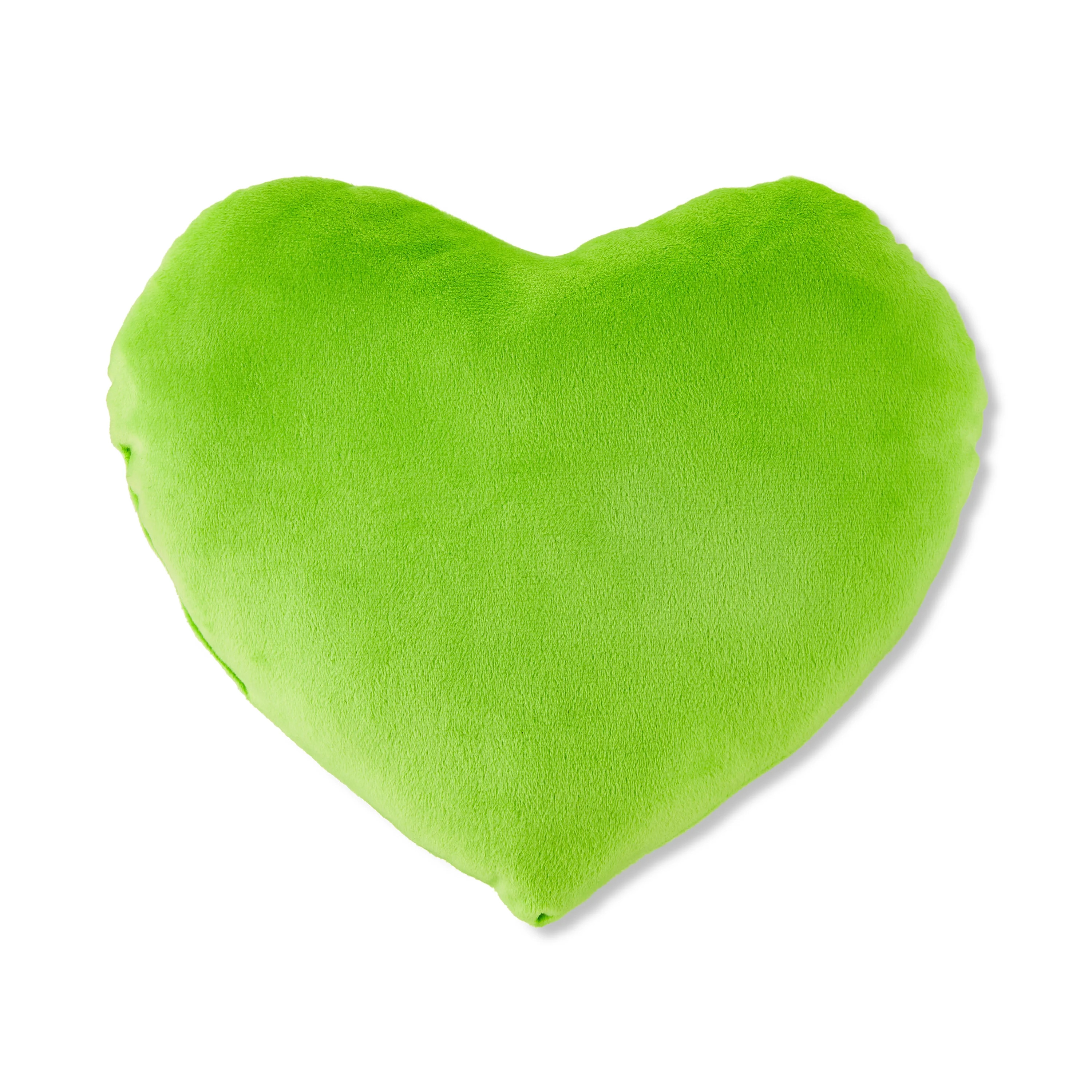 Valentine's Day Decorative Heart Pillow, Green, by Way To Celebrate | Walmart (US)