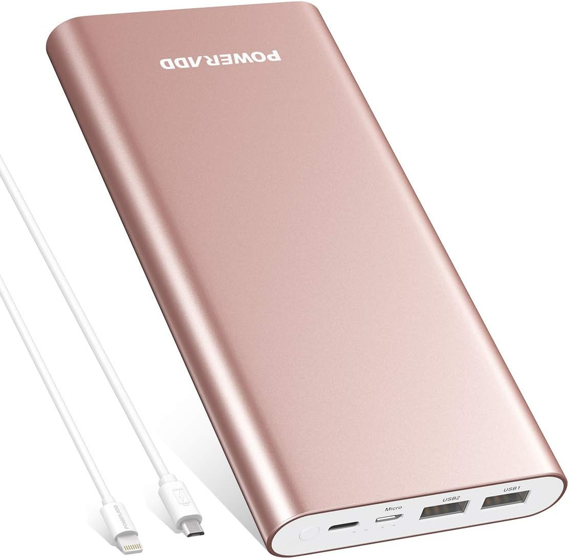 Poweradd Pilot 4GS Plus 20000mAh Power Bank with 8-Pin& Micro Input, 3.6A Fast Charger for iPhone... | Amazon (US)