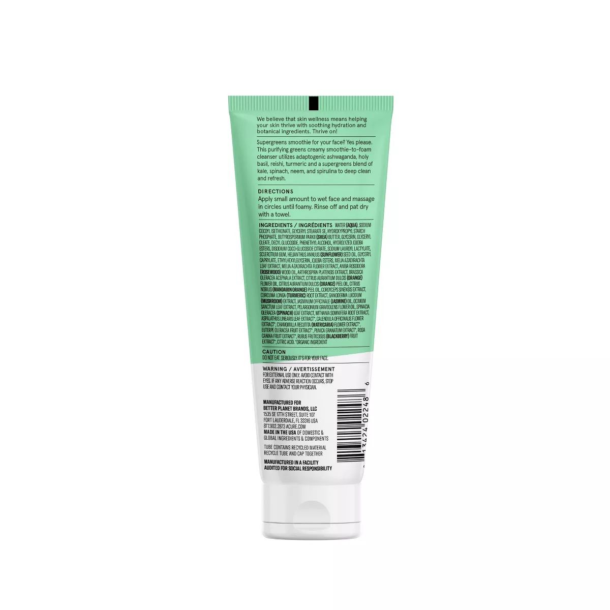 Acure Ultra Hydrating Green Juice Cleanser - Unscented - 4 fl oz | Target