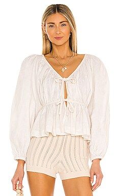LPA Lawson Top in Cream from Revolve.com | Revolve Clothing (Global)