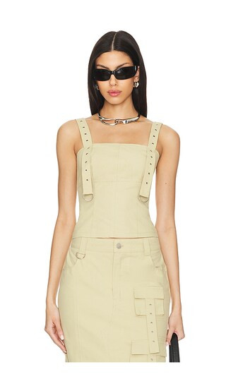 Camila Top in Beige | Revolve Clothing (Global)