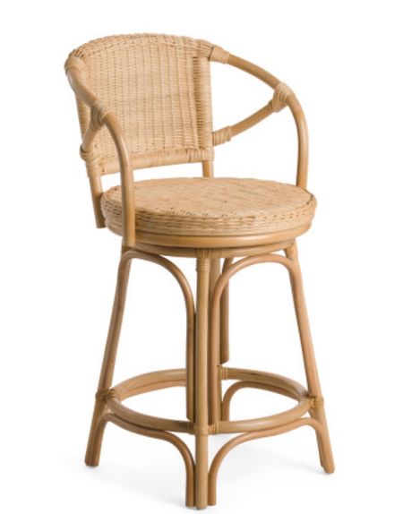Price is for TWO counter stools - rattan and they swivel

#LTKhome #LTKsalealert