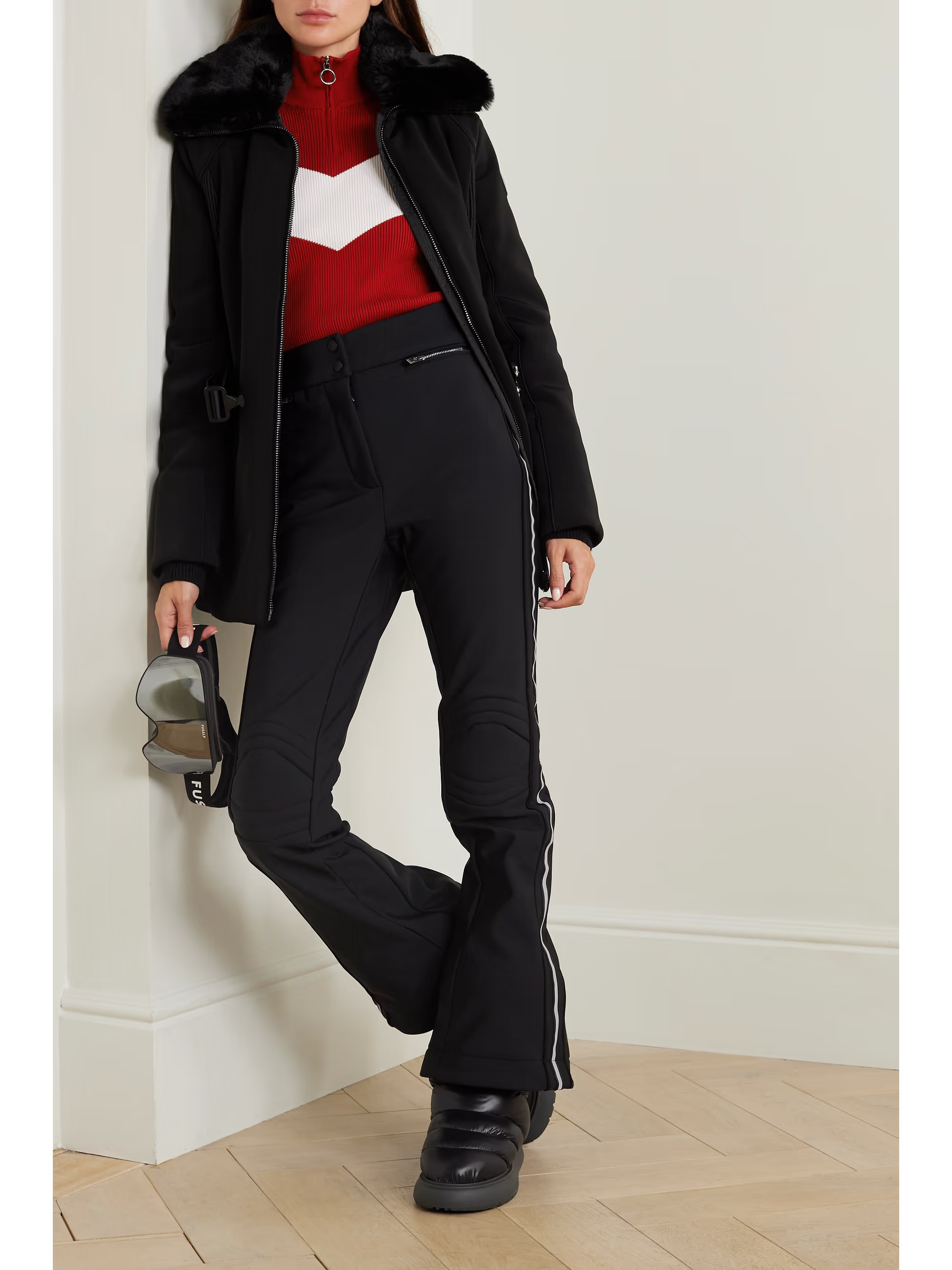 Pull en mailles côtelées bicolores Andromede FUSALP pour femme | NET-A-PORTER | NET-A-PORTER (UK & EU)